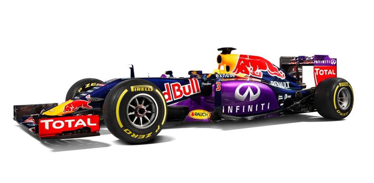 La Red Bull ha svelato la livrea 2015 per il Mondiale di F1 